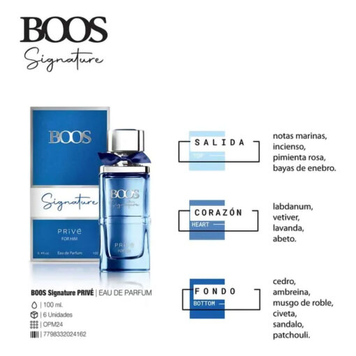 Perfume Desodorante Neceser Boos Signature Privé X 1 U - Imagen 3