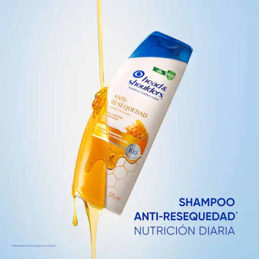 Shampoo Head & Shoulders  Anti Resequedad X 375 Ml - Imagen 2