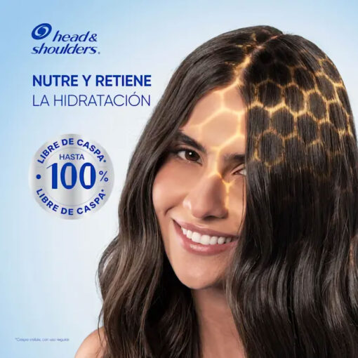 Shampoo Head & Shoulders  Anti Resequedad X 375 Ml - Imagen 5