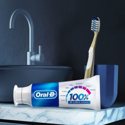 Crema Dental Oral B 100%  X 70 Gr - Imagen 5
