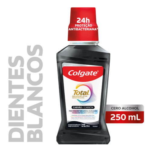 Enjuague Bucal Colgate Total Prevención Activa Carbón Zero X 250 Ml - Imagen 2