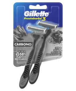 Máquinas de Afeitar Gillette Prestobarba 3 Carbono X 2 U