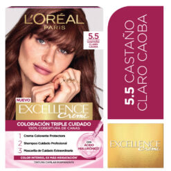 Alternative view of Tintura Permanente en Kit Loreal Paris Excellence 5.5 Castaño Claro Caoba X 1 U