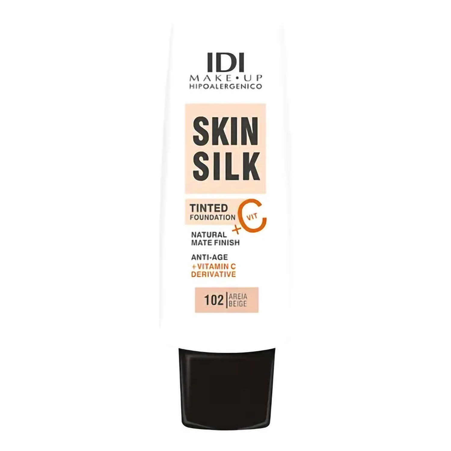 Base Liquida IDI Skin Silk 102 Areia Beige X 30 Gr