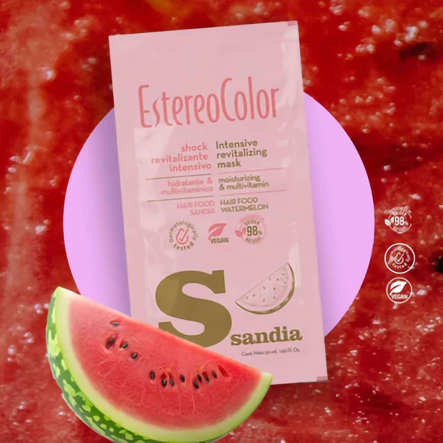 Tratamiento Capilar EstereoColor Sandia X 50 Gr - Imagen 3