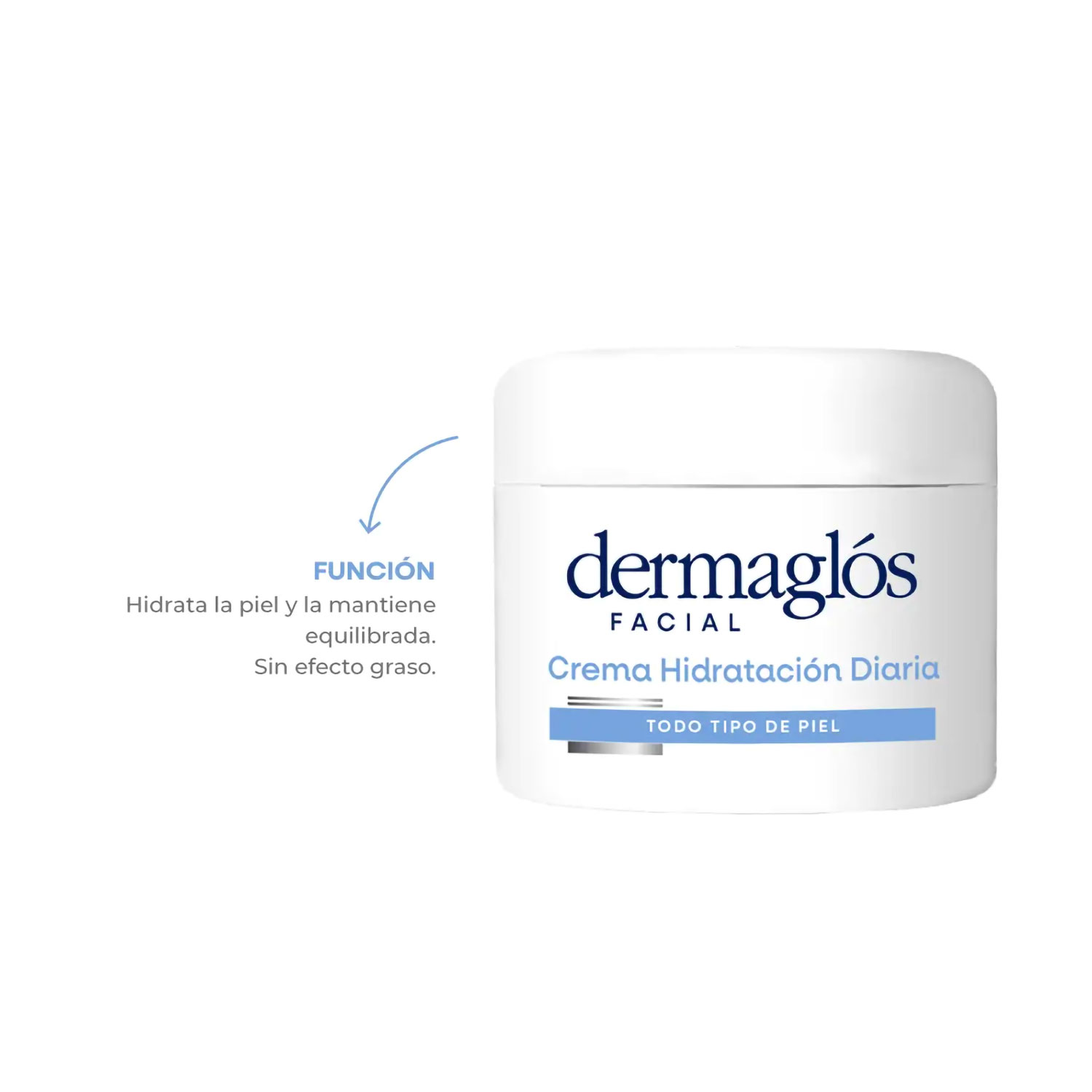 Crema Hidratante Dermaglos Facial Todo Tipo De Piel X 50 Gr - Imagen 3