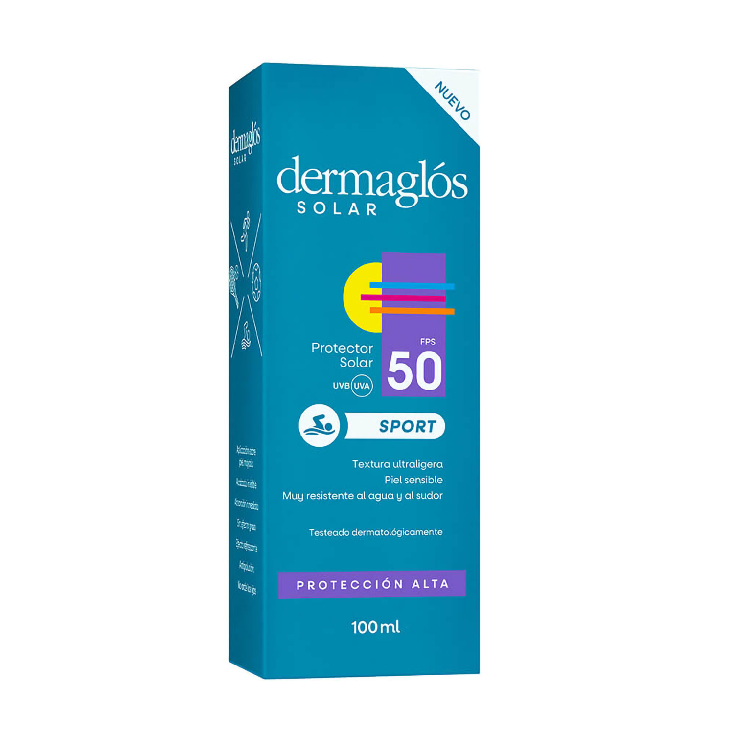 Protector Solar Dermaglos Sport FPS50 X 100 Ml - Imagen 3