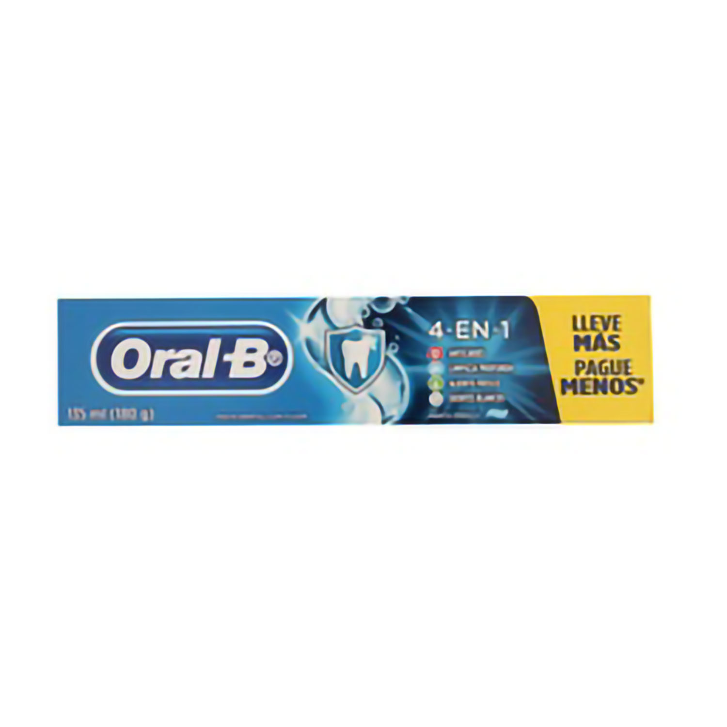 Crema Dental Oral-B 4 en 1 X 180 Gr - Imagen 2