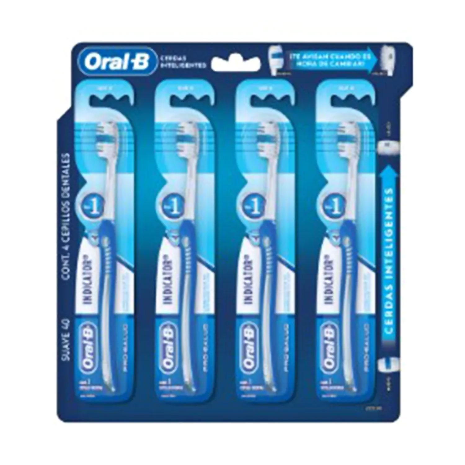 Cepillos de Dientes Oral B Indicator X 4 U