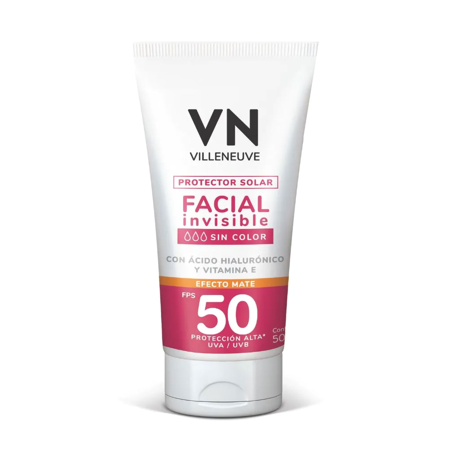Protector Solar Facial Villeneuve FPS 50 Efecto Mate X 50 Ml - Imagen 2
