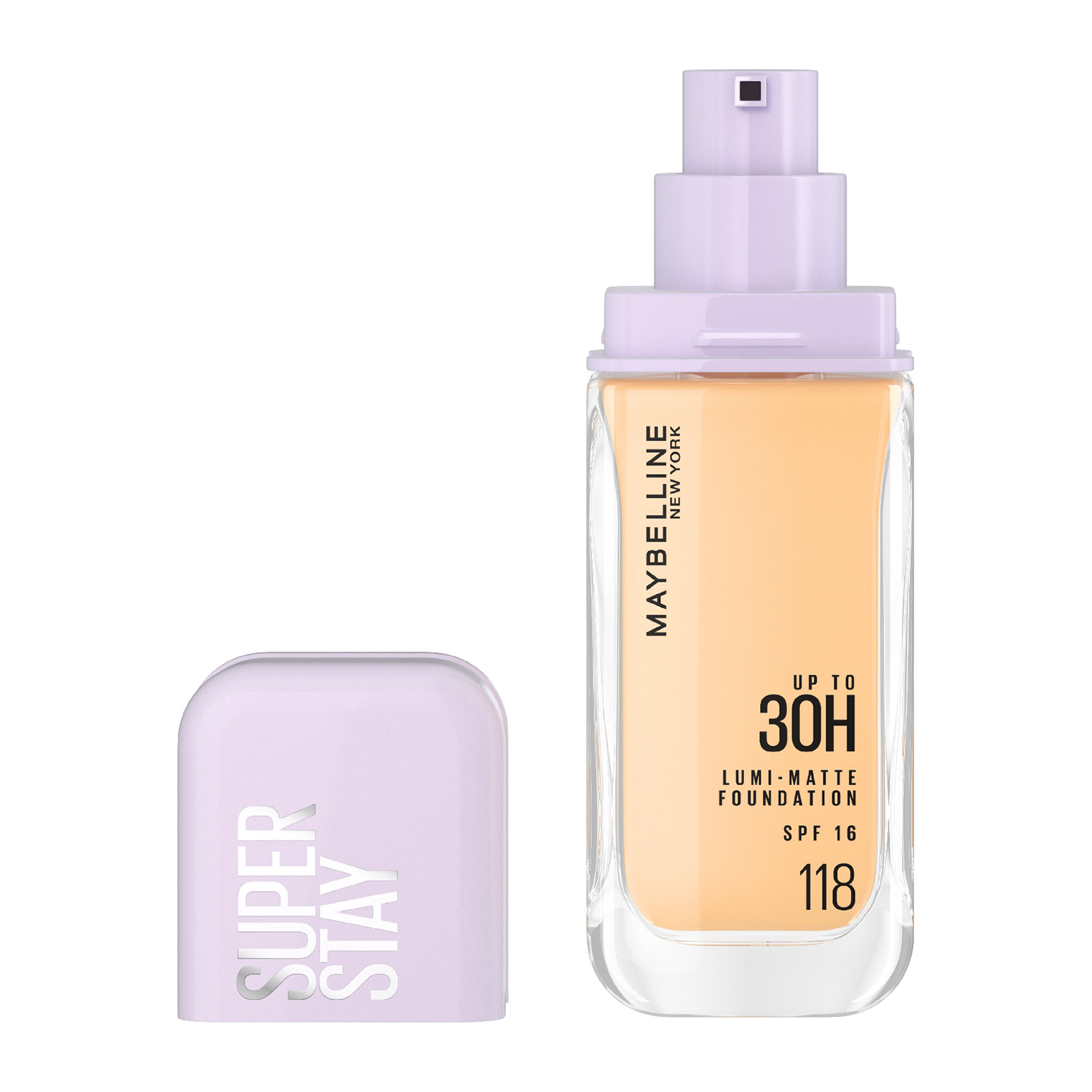 Base de maquilaje Líquida Maybelline Super Stay Lumi-Matte 118 FPS 16 X 35 Ml
