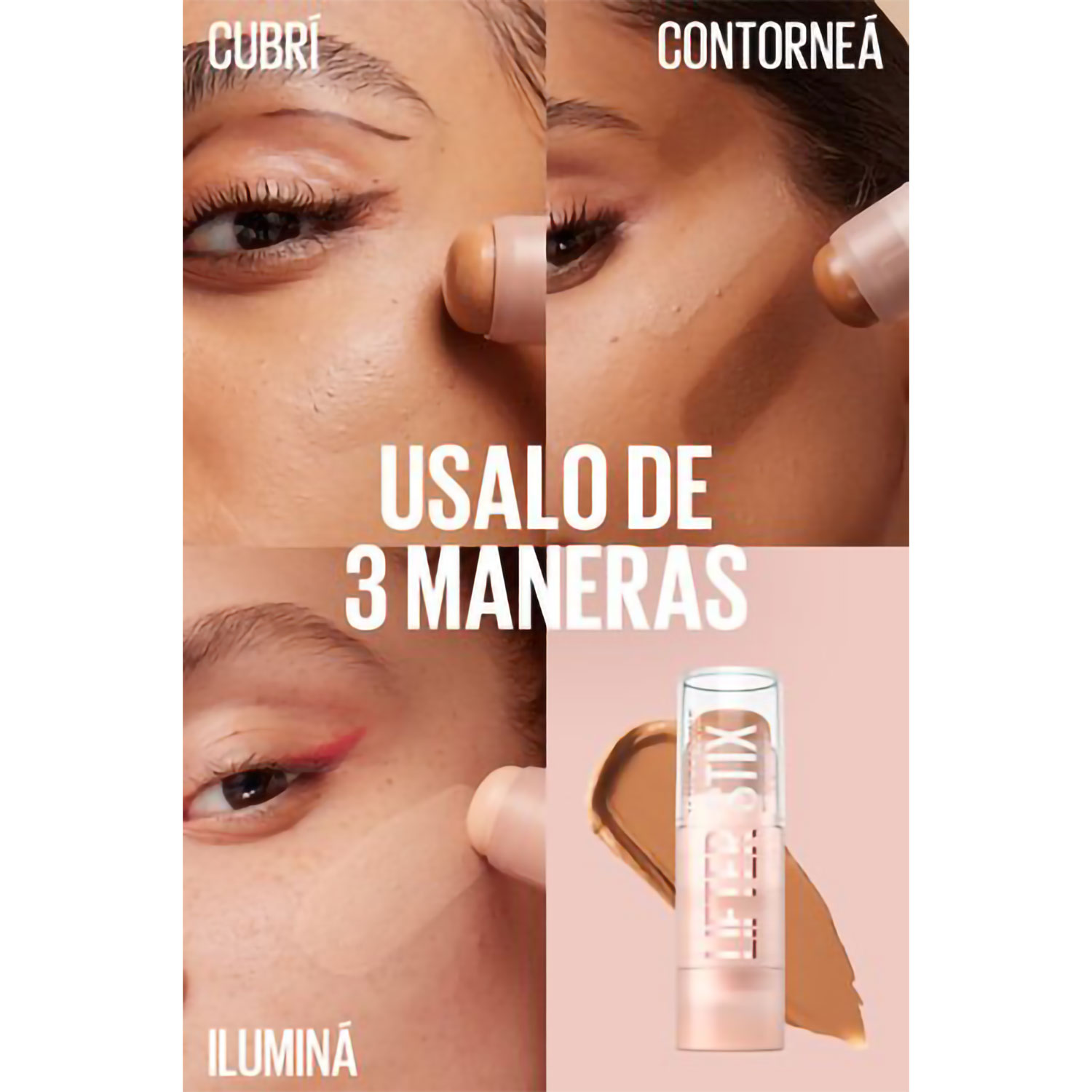 Barra Facial Multiuso Maybelline Lifter Stix 70 X 6 Gr - Imagen 6