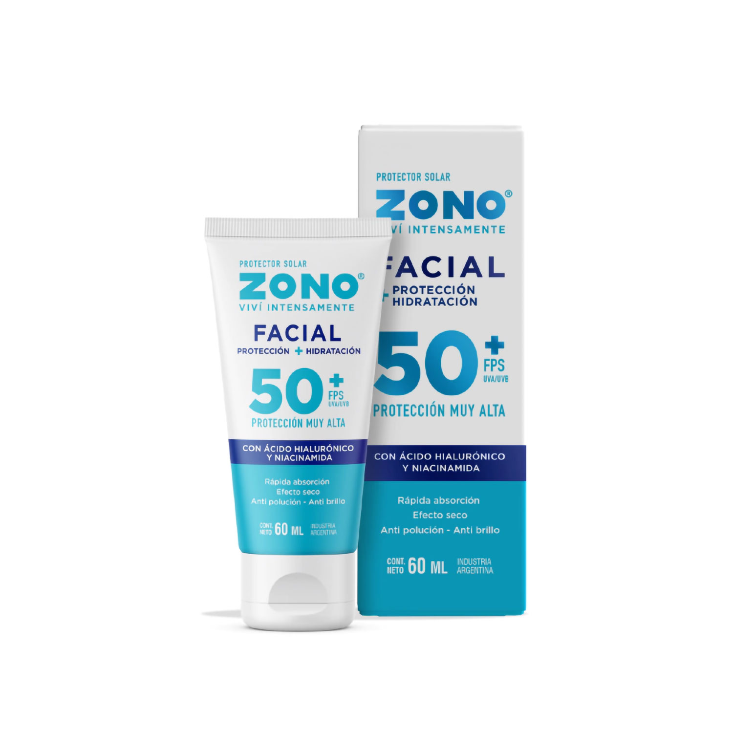 Protector Solar Zono Facial FPS 50 X 60 Ml