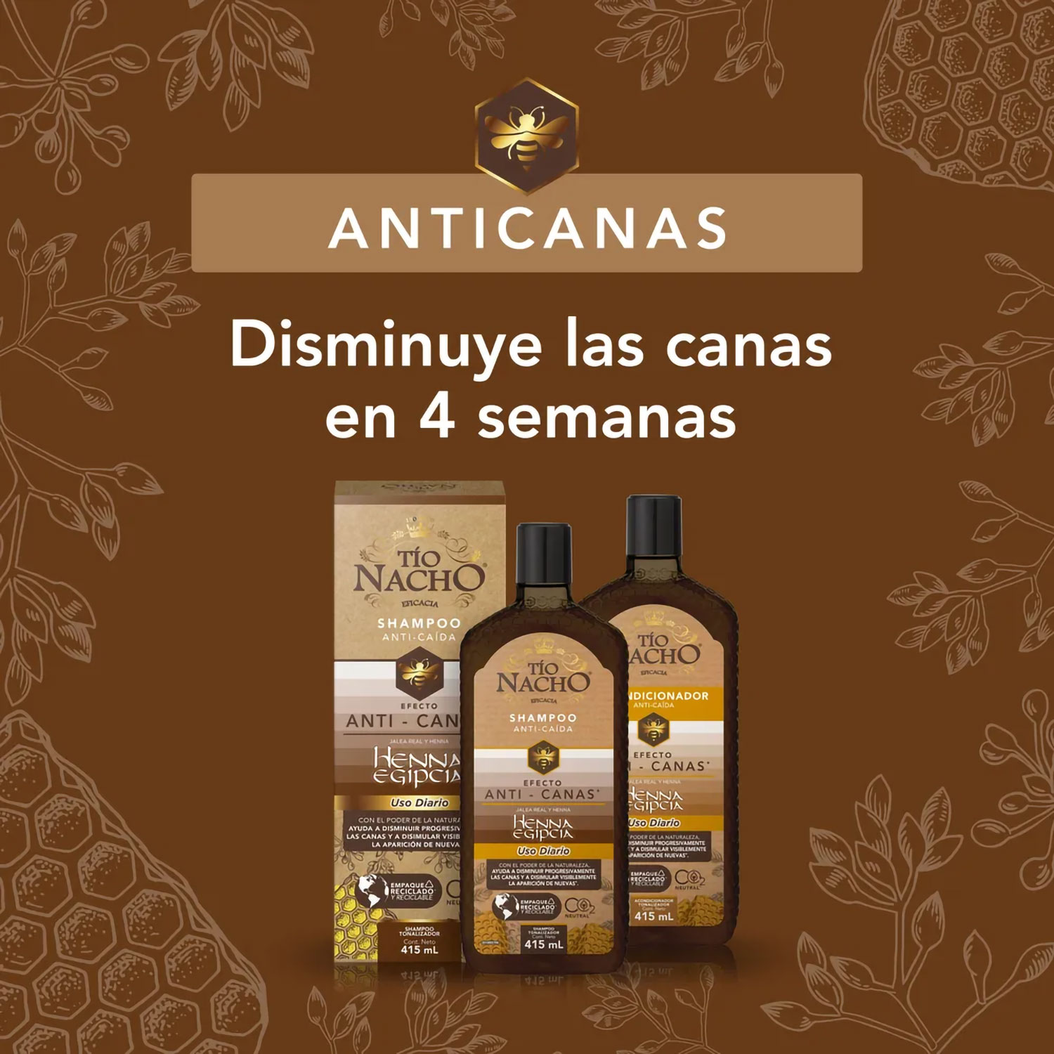 Acondicionador Tio Nacho Anti Canas X 415 Ml - Imagen 2