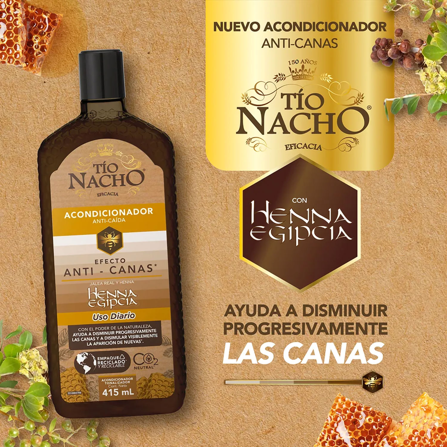 Acondicionador Tio Nacho Anti Canas X 415 Ml - Imagen 5