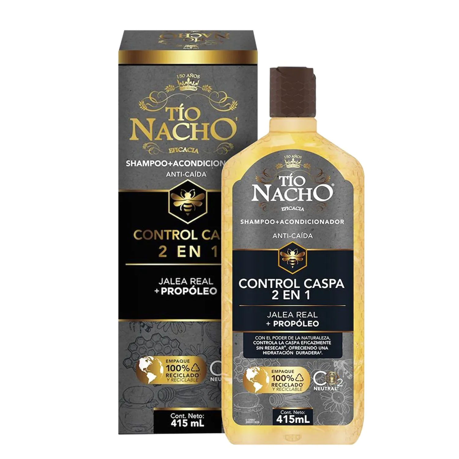 Shampoo Tio Nacho Control Caspa 2en1 X 415 Ml