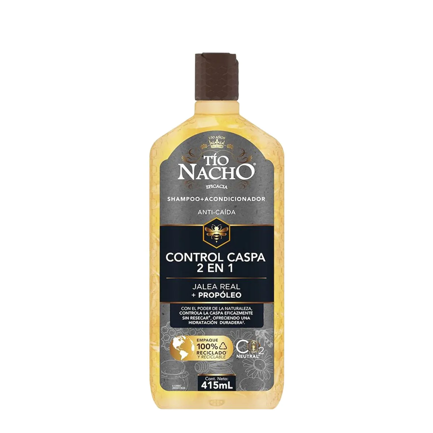 Shampoo Tio Nacho Control Caspa 2en1 X 415 Ml - Imagen 2