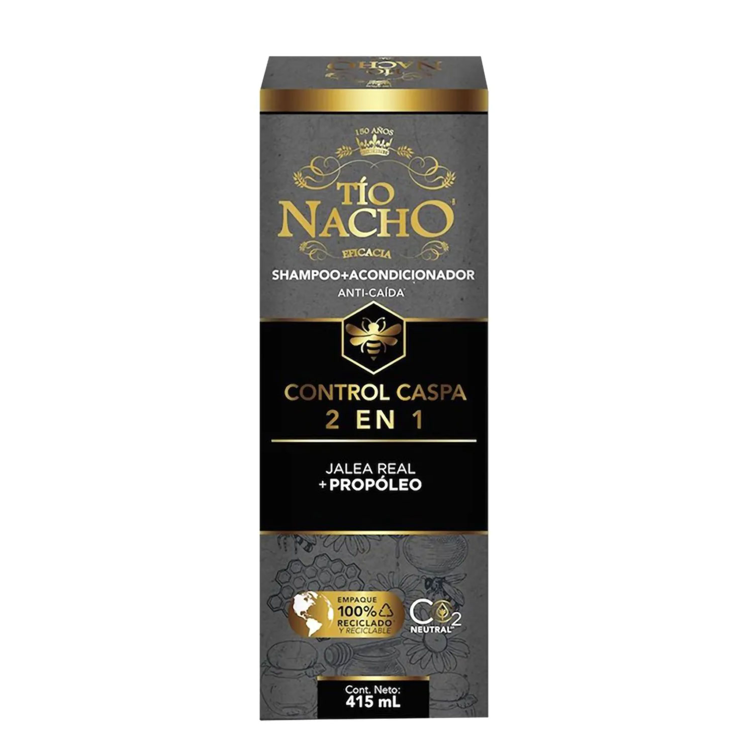 Shampoo Tio Nacho Control Caspa 2en1 X 415 Ml - Imagen 3