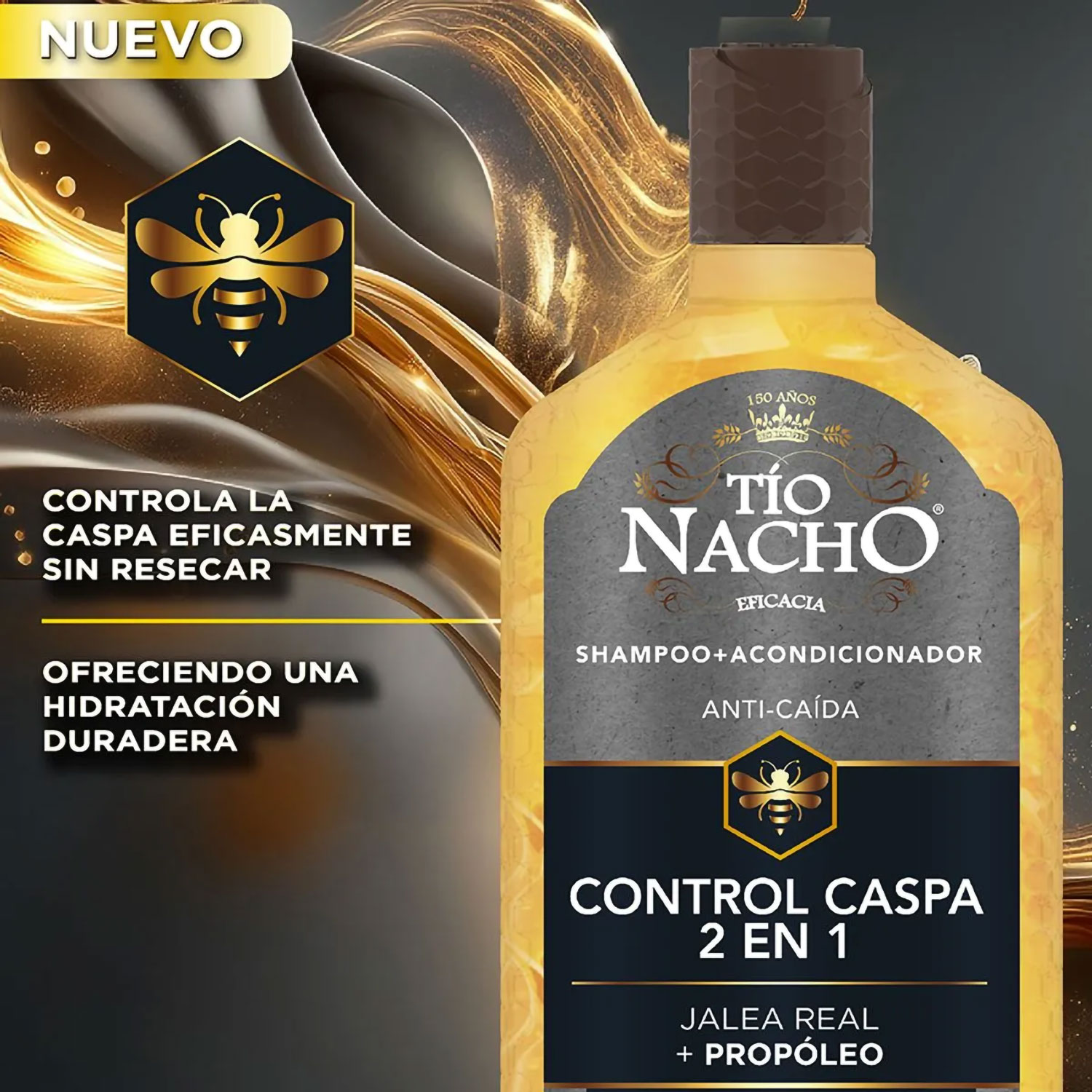 Shampoo Tio Nacho Control Caspa 2en1 X 415 Ml - Imagen 5