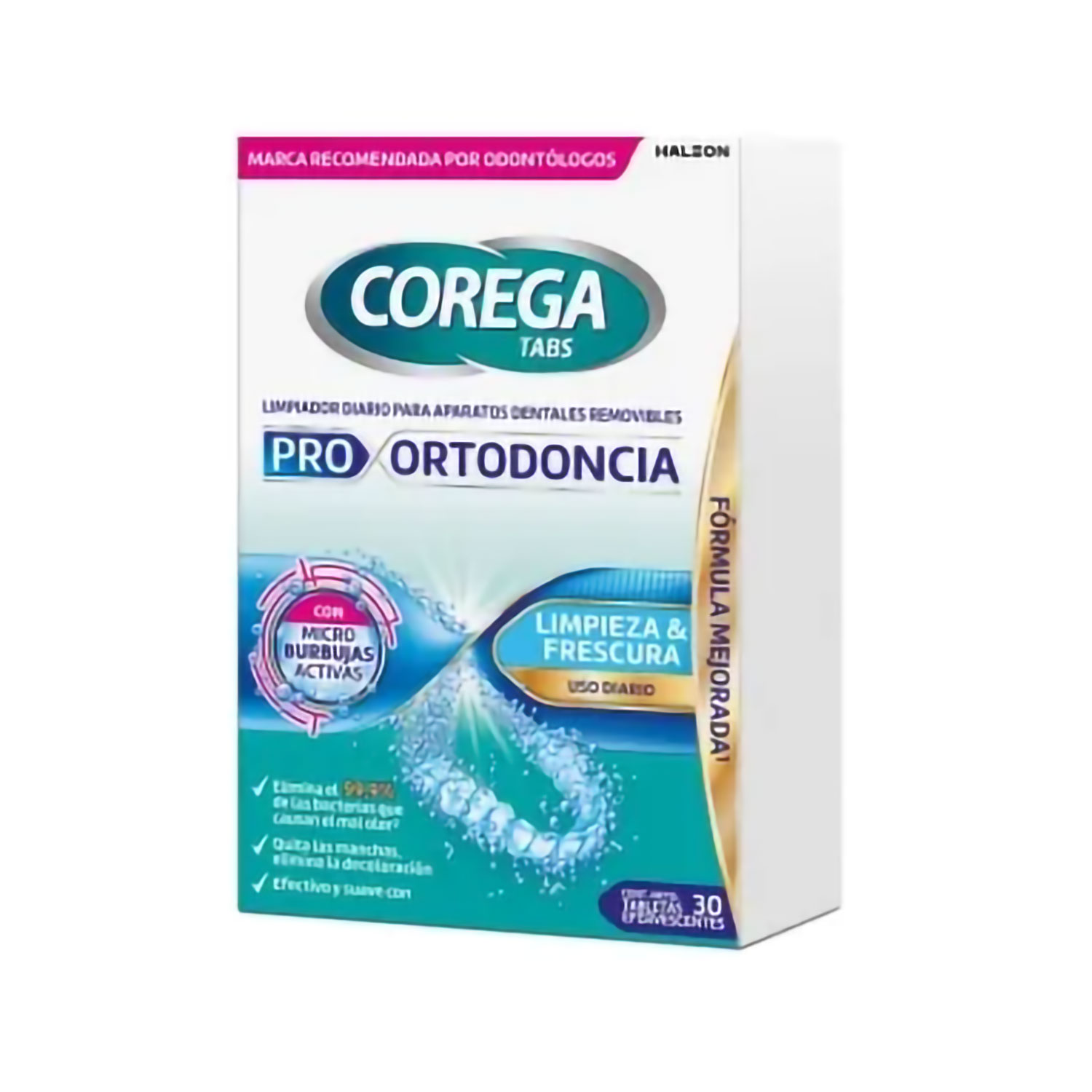 Limpiador para Aparatos Corega Pro Ortodoncia X 30 U