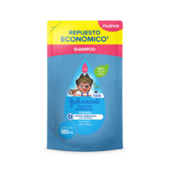 Shampoo Repuesto Johnson Kids Fragancia Prolongada X 180 Ml