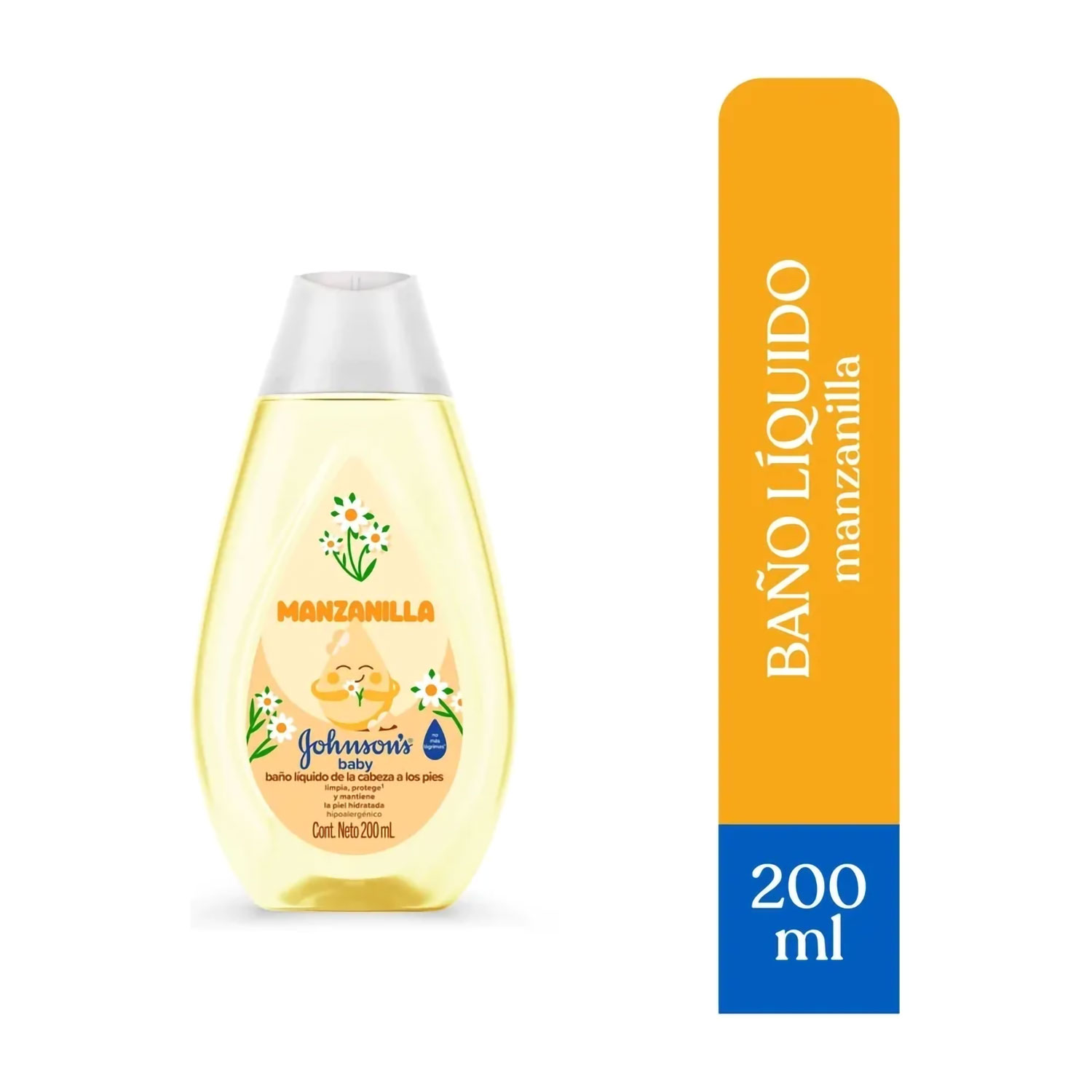 Jabon Liquido Corporal Johnson Baby Manzanilla X 200 Ml - Imagen 2