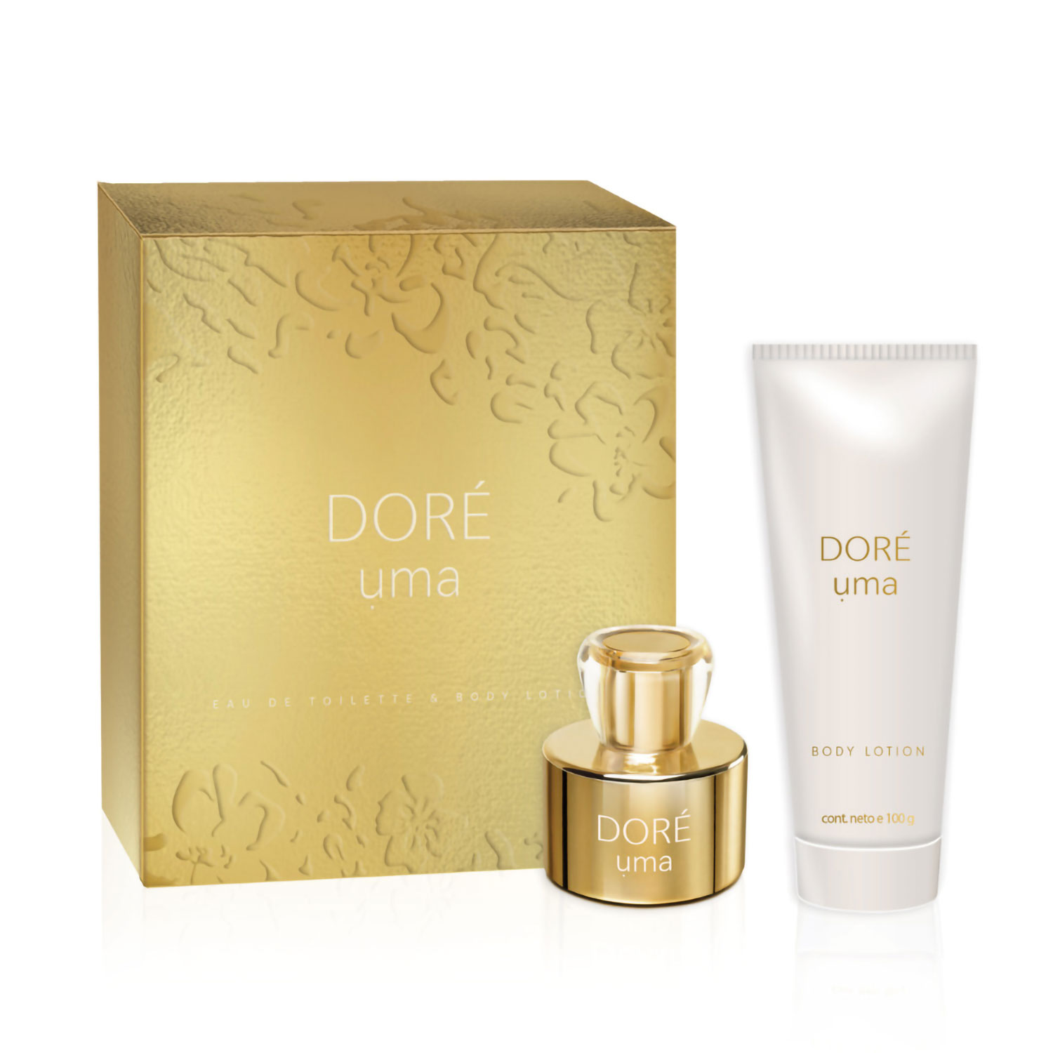Perfume + Body Lotion Uma Doré X 1 U