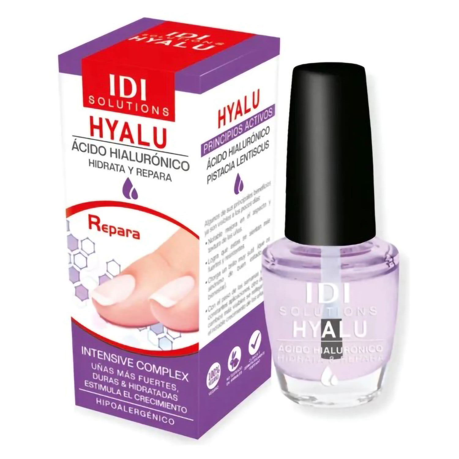 Base Repara Uñas IDI Hyalu Ácido Hialurónico X 13 Ml