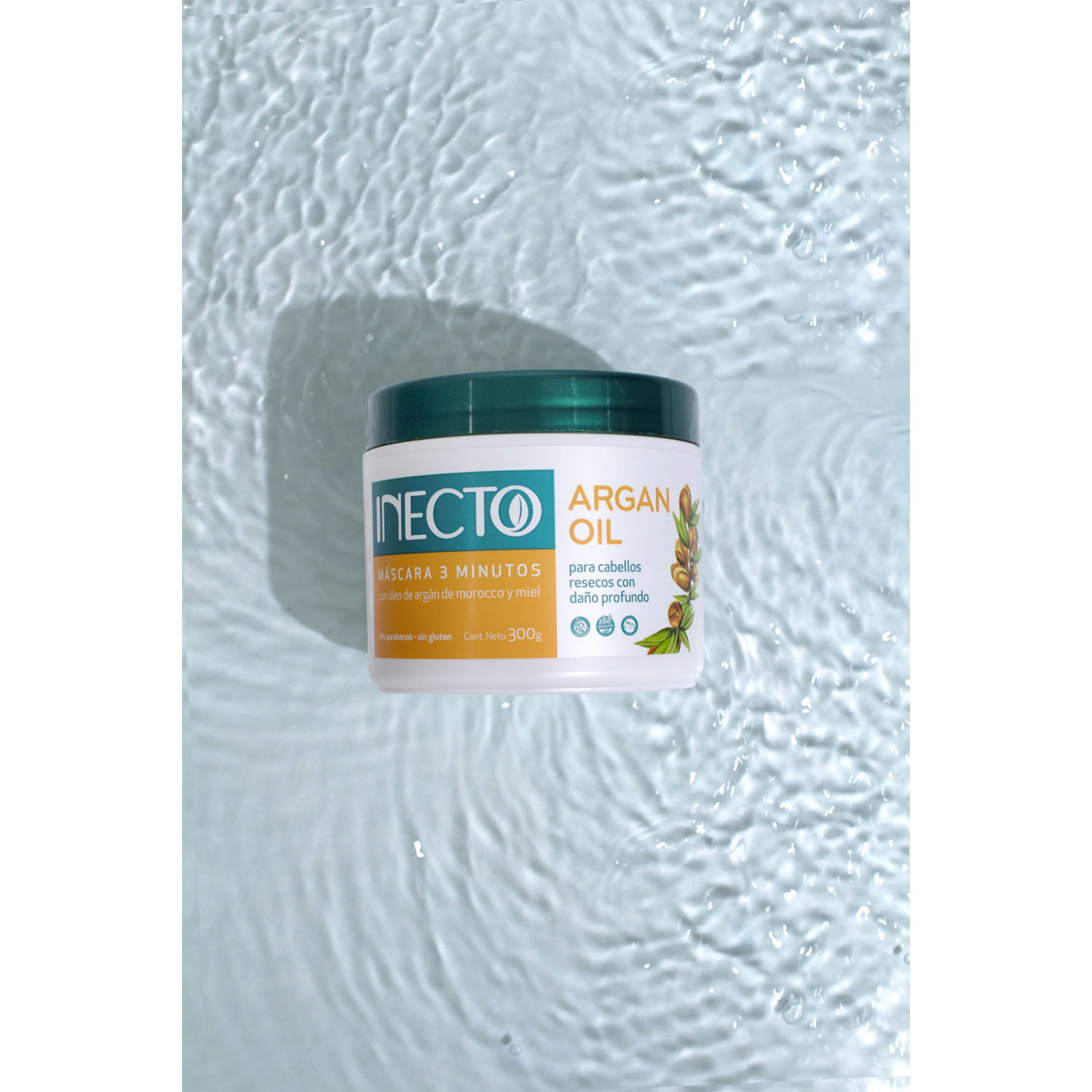 Tratamiento Capilar Inecto 3 Minutos Argán Oil X 300 Gr - Imagen 2