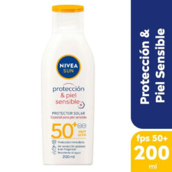 Alternative view of Protector Solar Nivea Piel Sensible FPS 50 X 200 Ml