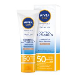 Protector Facial Nivea FPS 50 Tono Medio X 50 Ml
