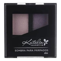 Sombra De Ojos Compacta Katalia Duo 1 Lila Claro y Oscuro X 24 Gr