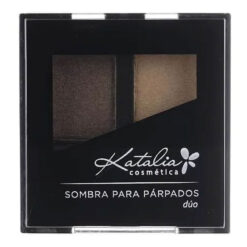 Sombra De Ojos Compacta Katalia Duo 7 Cobre y Marron X 24 Gr
