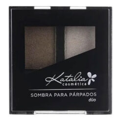 Sombra De Ojos Compacta Katalia Duo 15 Marron y Natural Perlado X 24 Gr
