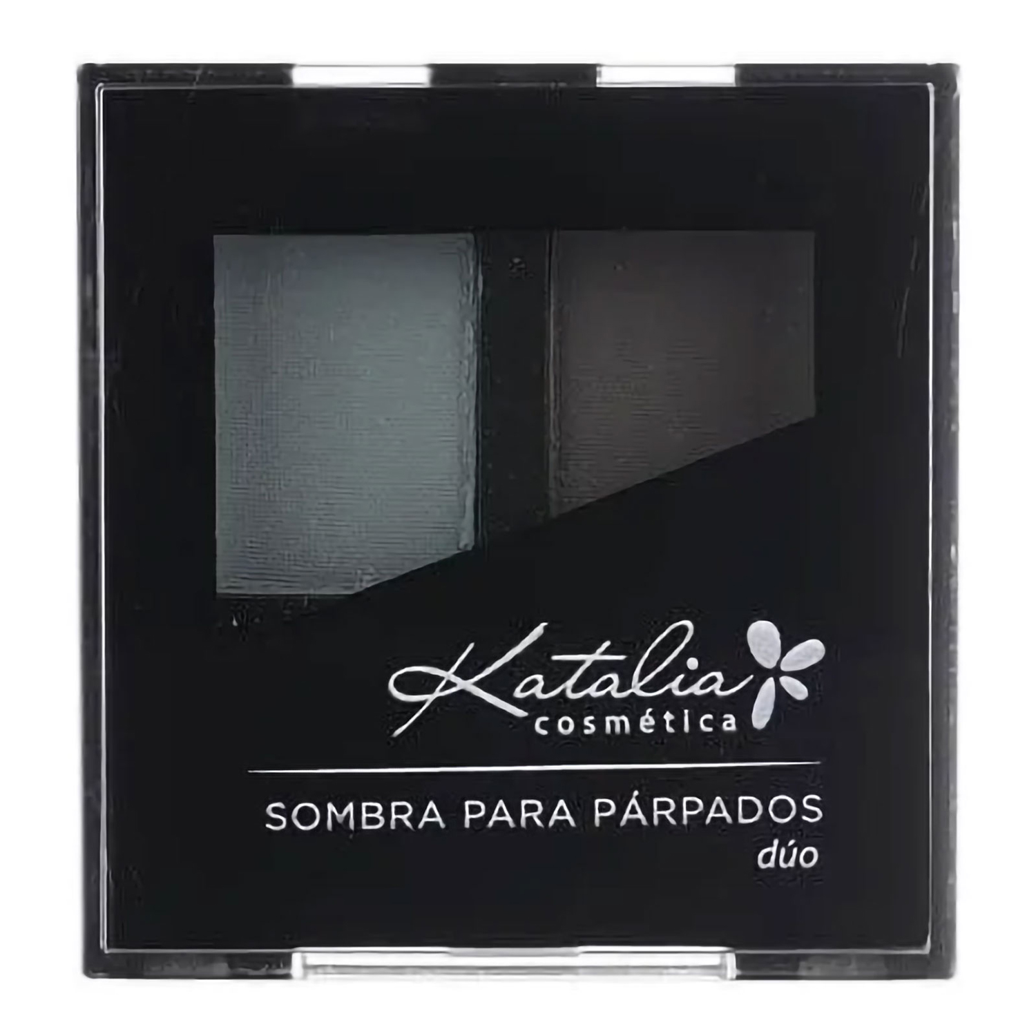 Sombra De Ojos Compacta Katalia Duo 26 Lavanda y Marron X 24 Gr