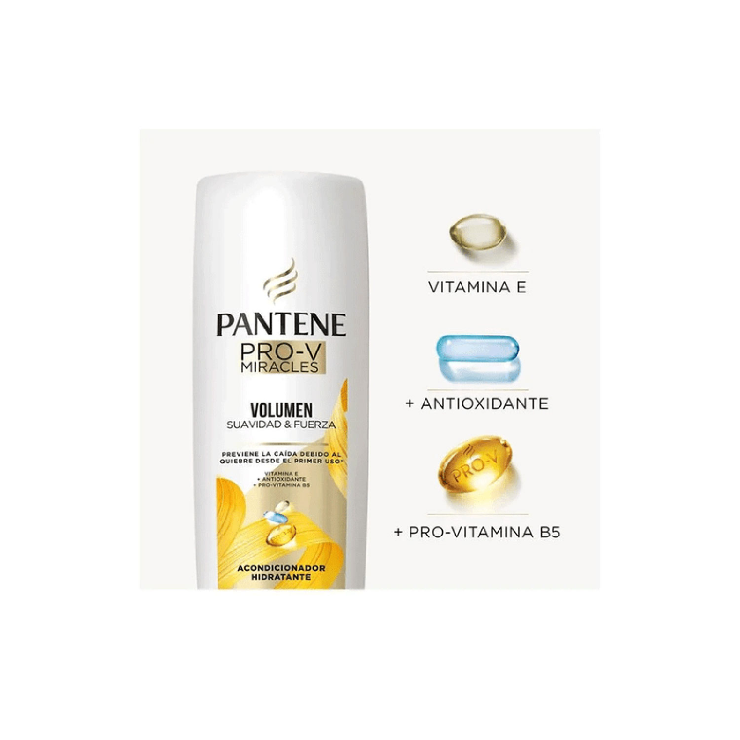 Acondicionador Pantene Pro V Miracles Volumen X 400 Ml - Imagen 3