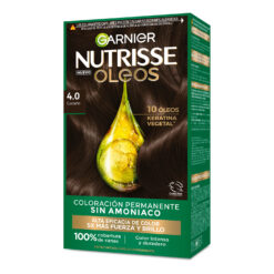 Tintura Permanente en Kit Nutrisse Oleos Sin Amoníaco 4,0 Castaño X 1 U