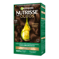 Tintura Permanente en Kit Nutrisse Oleos Sin Amoníaco 5,0 Castaño Claro X 1 U