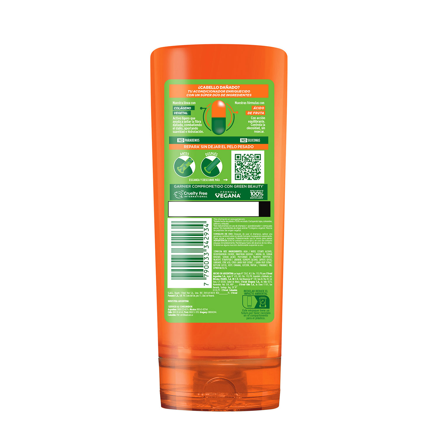 Acondicionador Fructis Oil Control X 200 Ml - Imagen 3