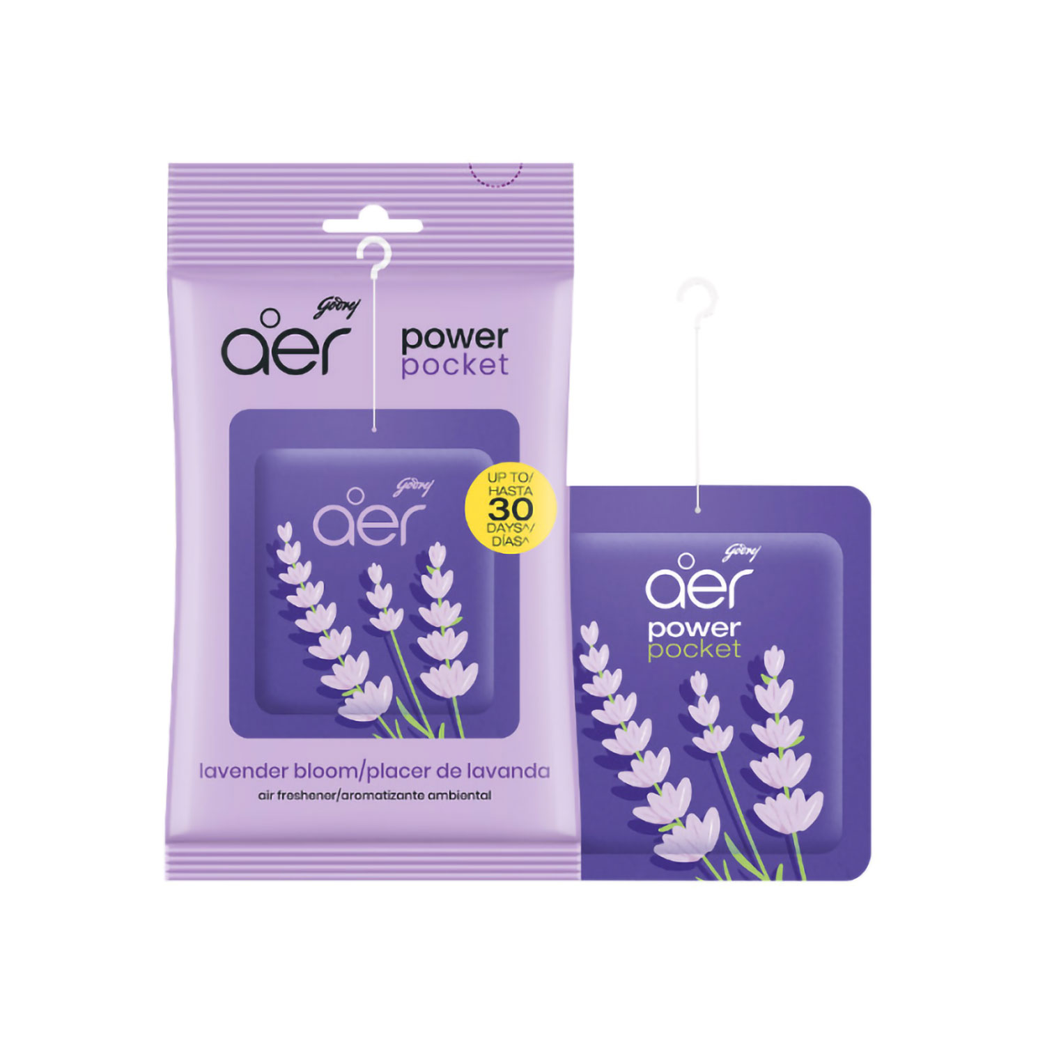 Aromatizante Para Baño Aer Power Pocket Lavander Bloom X 1 U