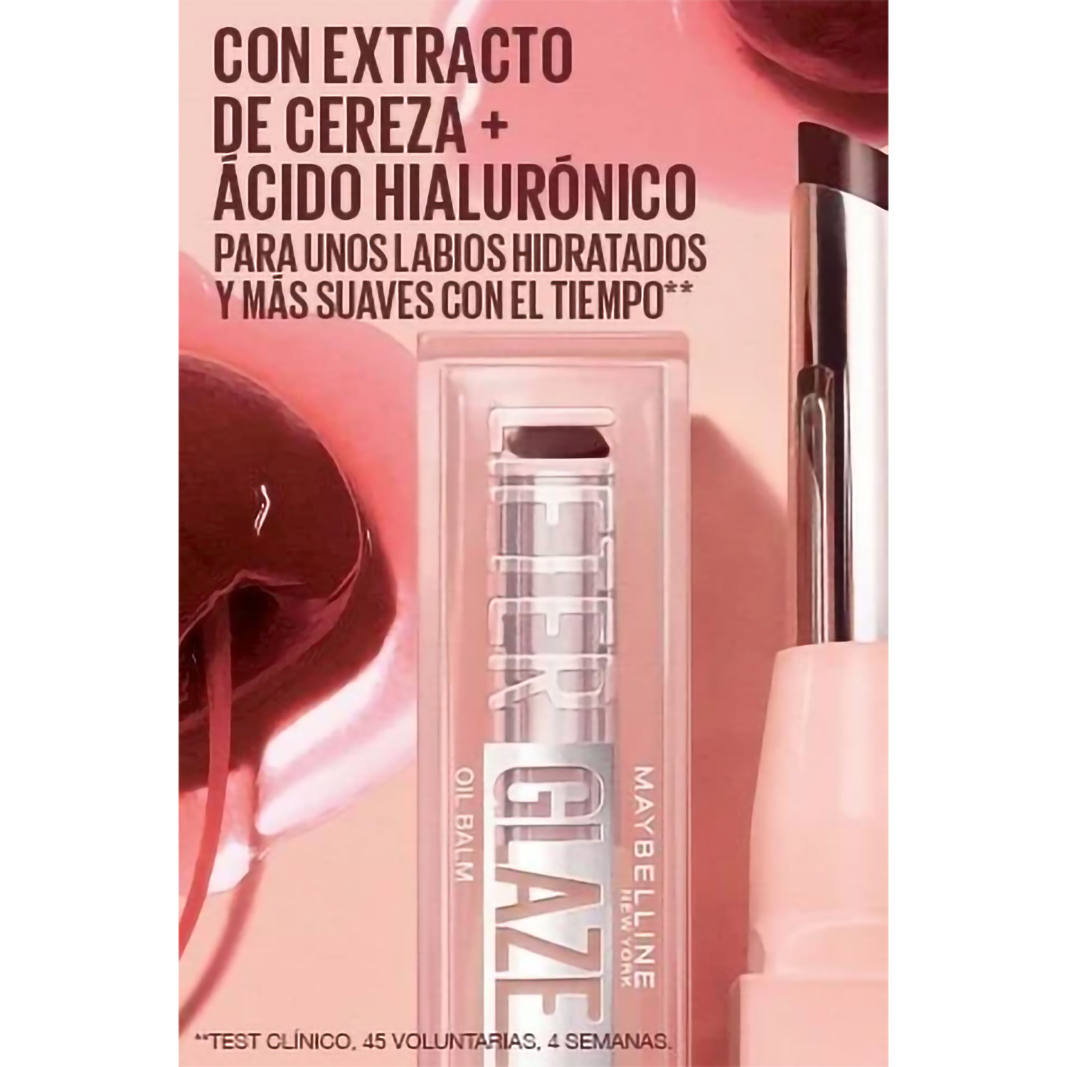 Balsamo Labial Hidratante Maybelline Lifter Glaze 001 Clear Crave X 2,8 Gr - Imagen 6
