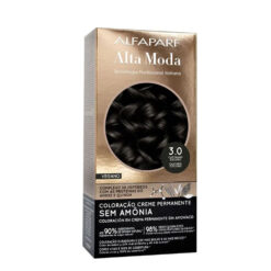 Tintura Permanente en Kit Alta Moda Sin Amoníaco 3 Castaño Oscuro X 1 U