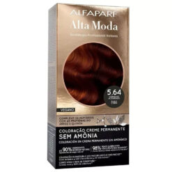 Tintura Permanente en Kit Alta Moda Sin Amoníaco 5,64 Rubio Cobre X 1 U