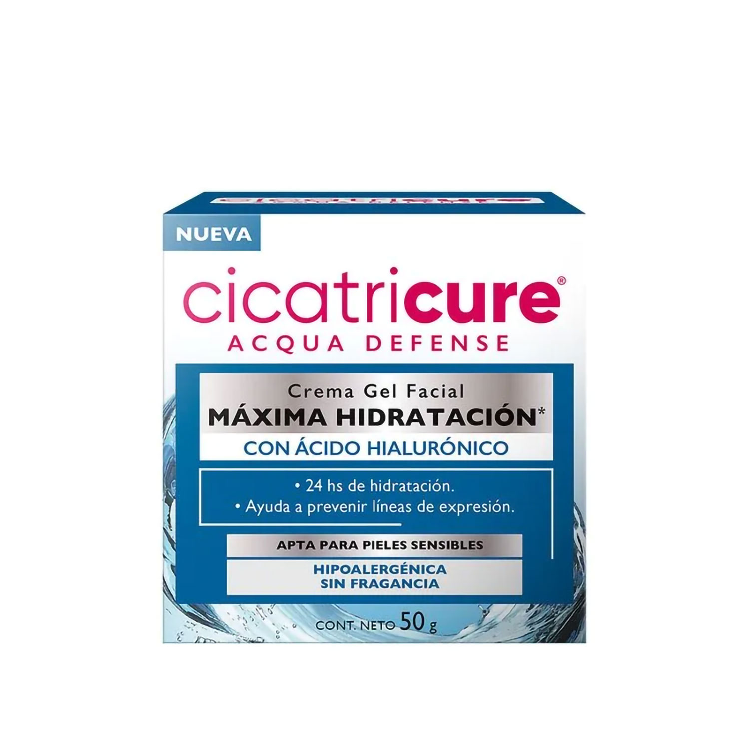 Crema Gel Facial Cicatricure Acqua Defense X 50 Gr - Imagen 4