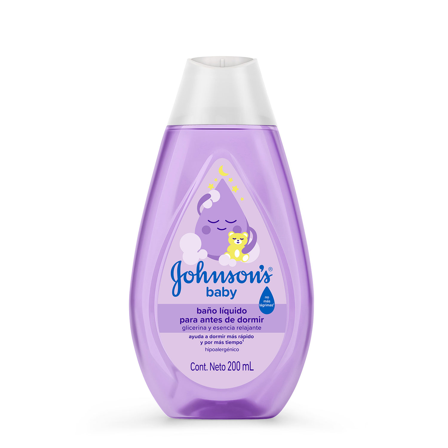Baño Líquido Johnson Baby Antes de Dormir X 200 Ml