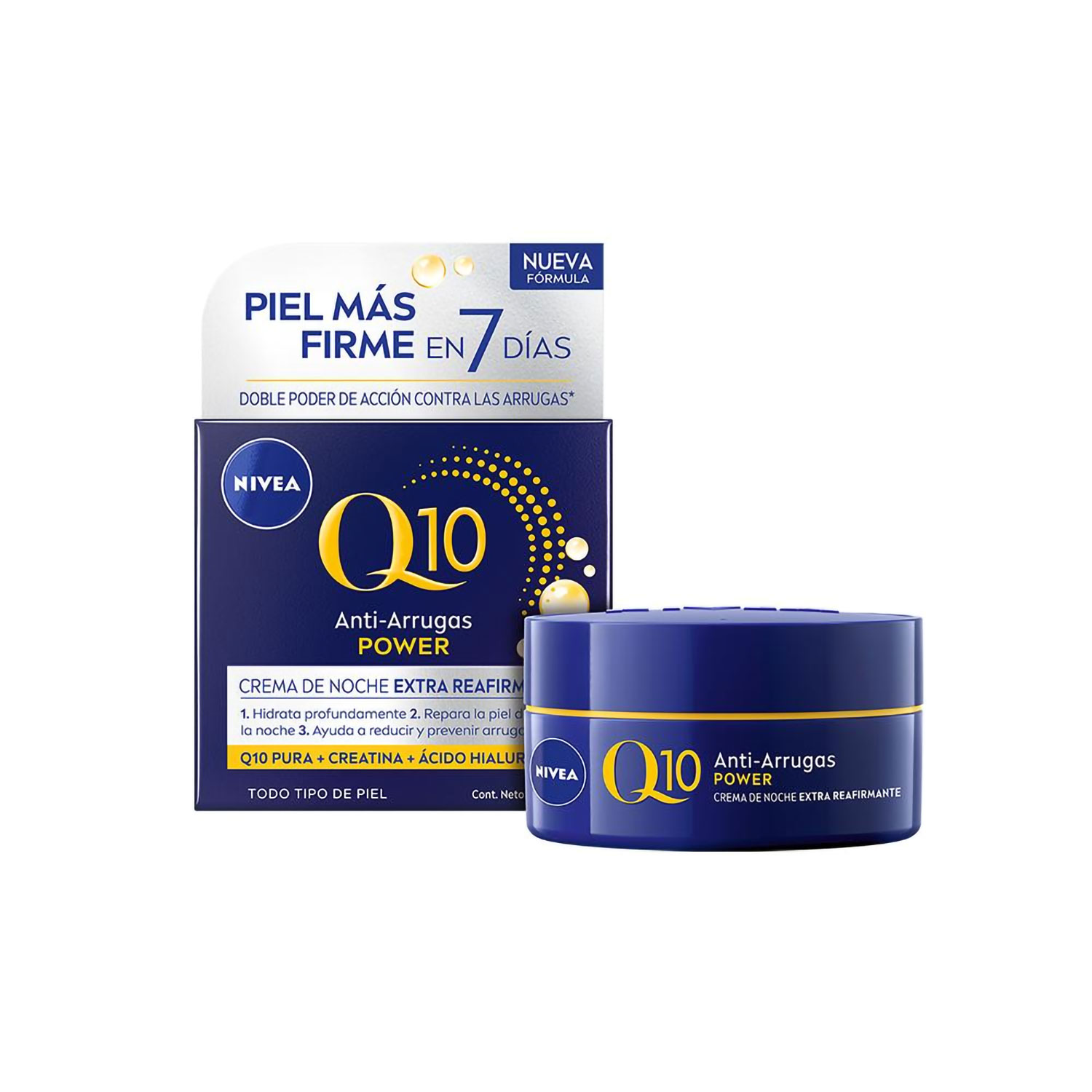 Crema Facial Nivea Q10 Power Noche X 50 Gr
