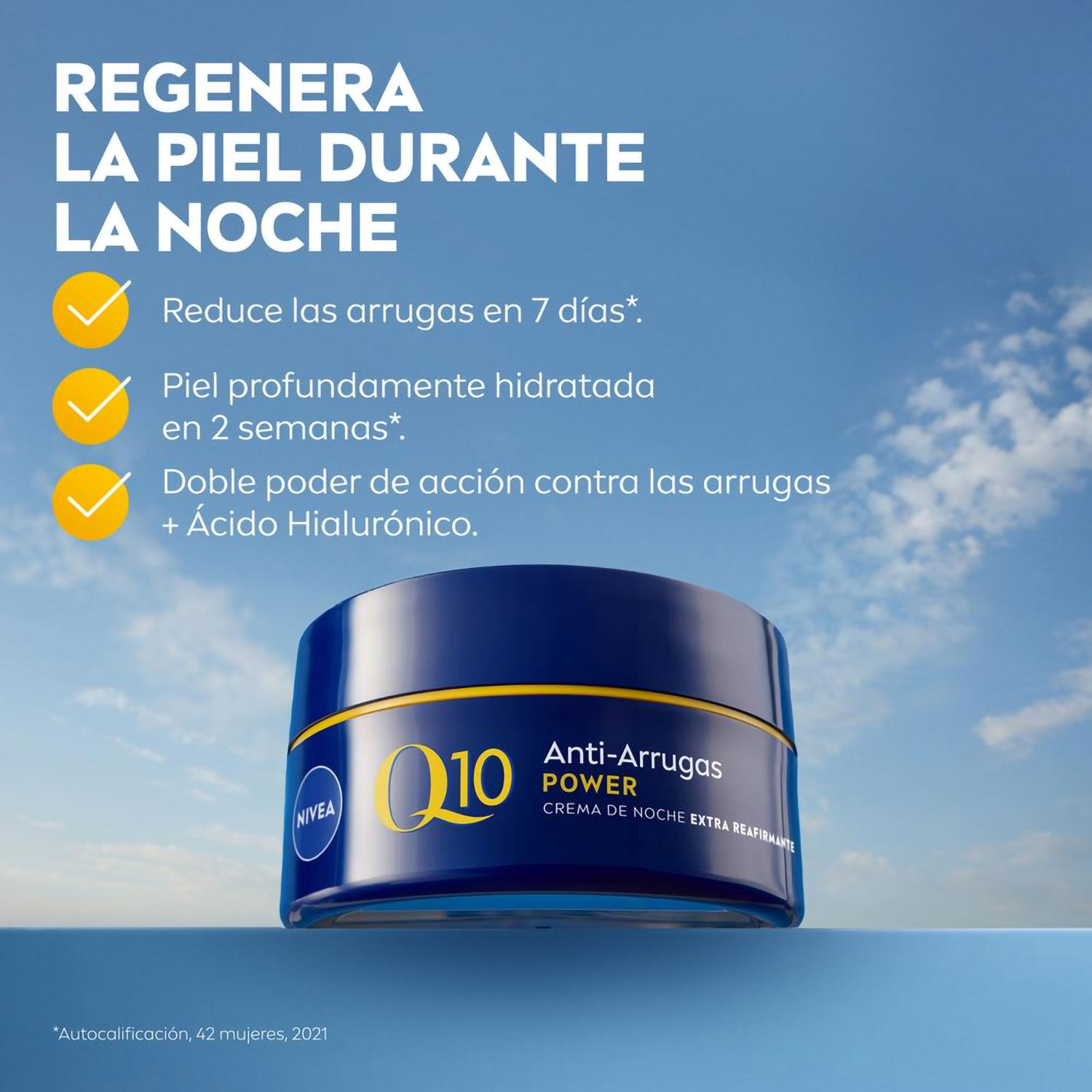 Crema Facial Nivea Q10 Power Noche X 50 Gr - Imagen 3