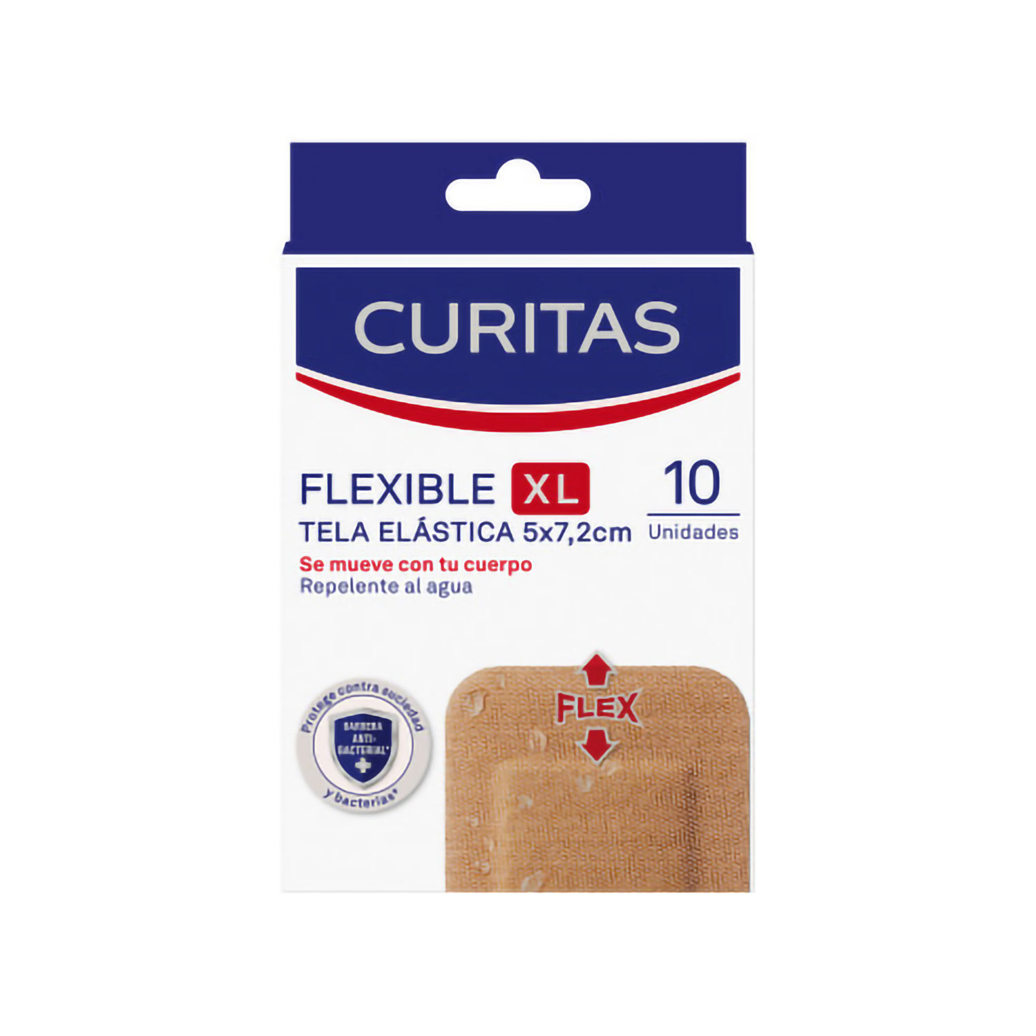 Apositos Curitas Flexible XL X 10 U