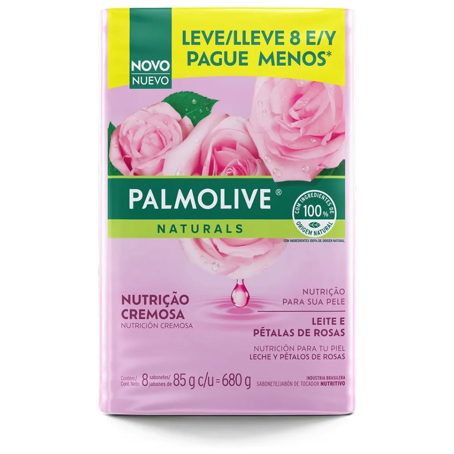 Jabones de Tocador Palmolive Petalos Y Rosas X 8 U