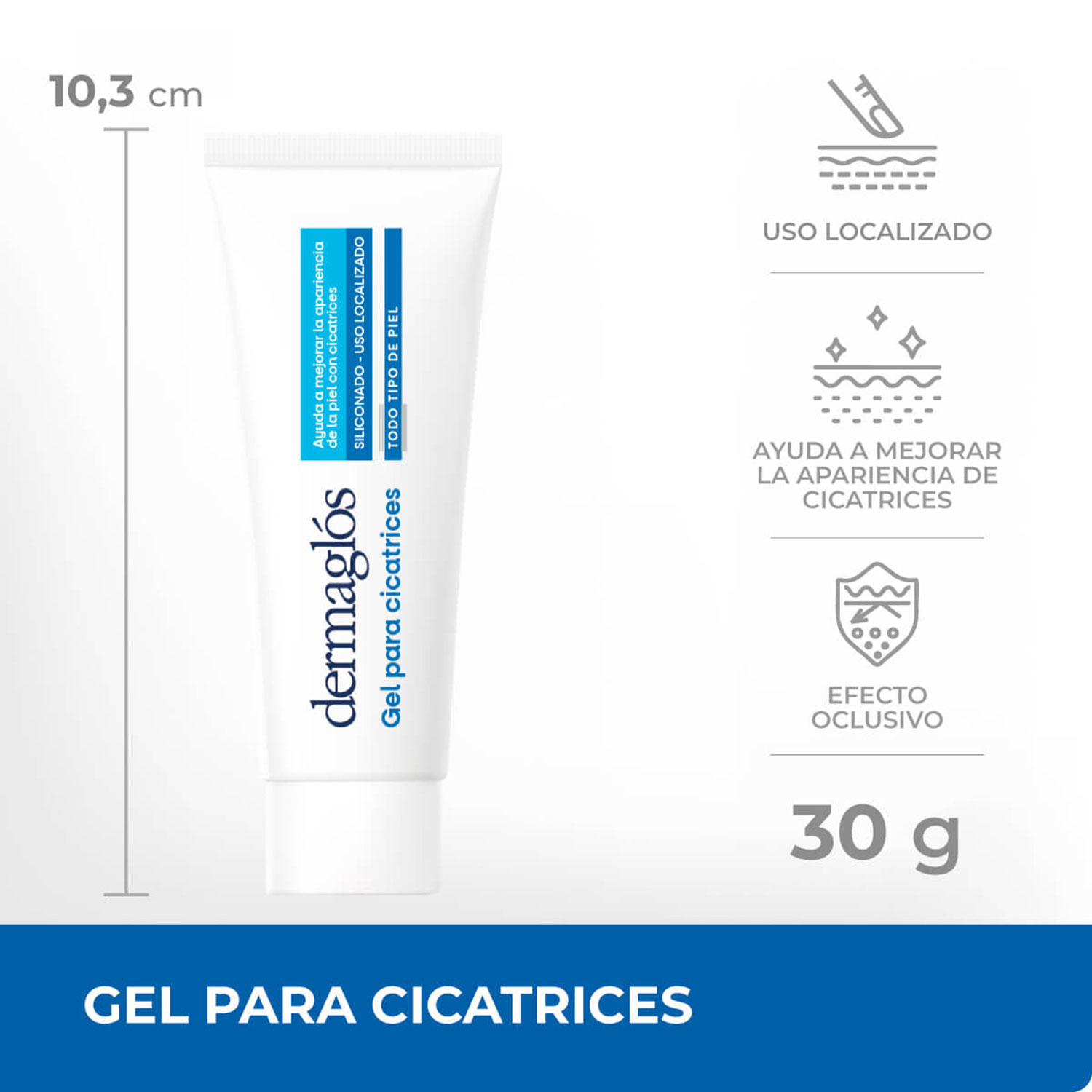Gel para Cicatrices Dermaglos X 30 Gr - Imagen 3